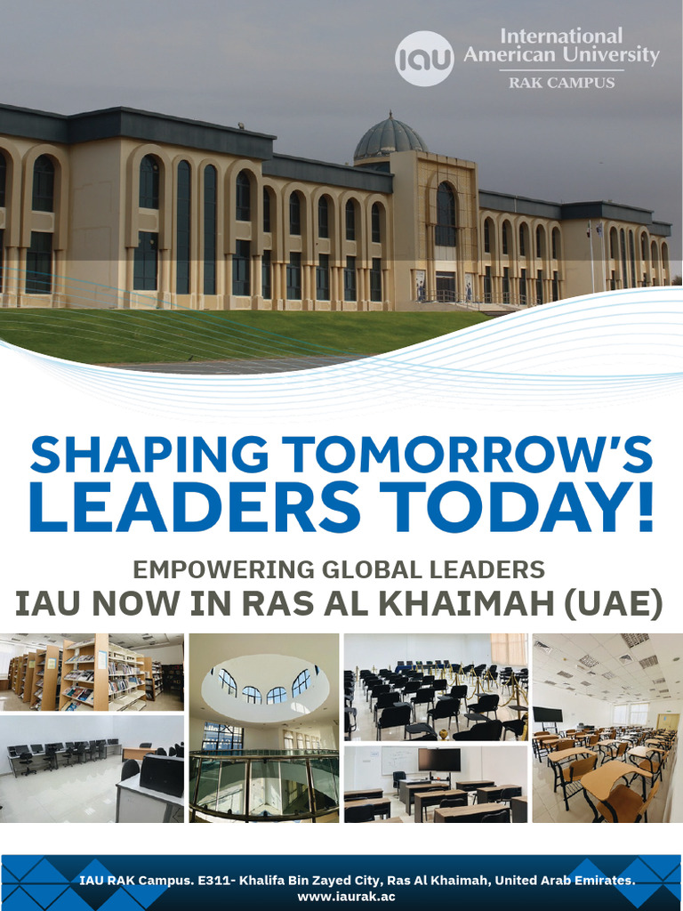 IAU RAK Campus Overview and Programs | PDF | United Arab Emirates ...