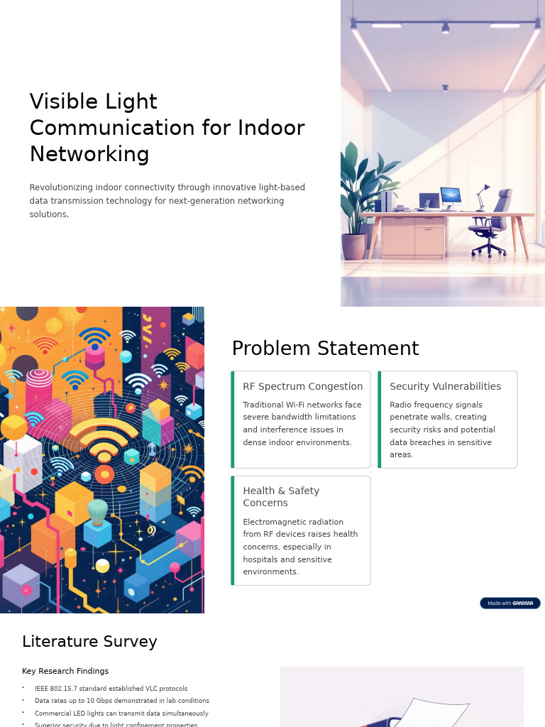 Visible Light Communication For Indoor Networking | PDF ...