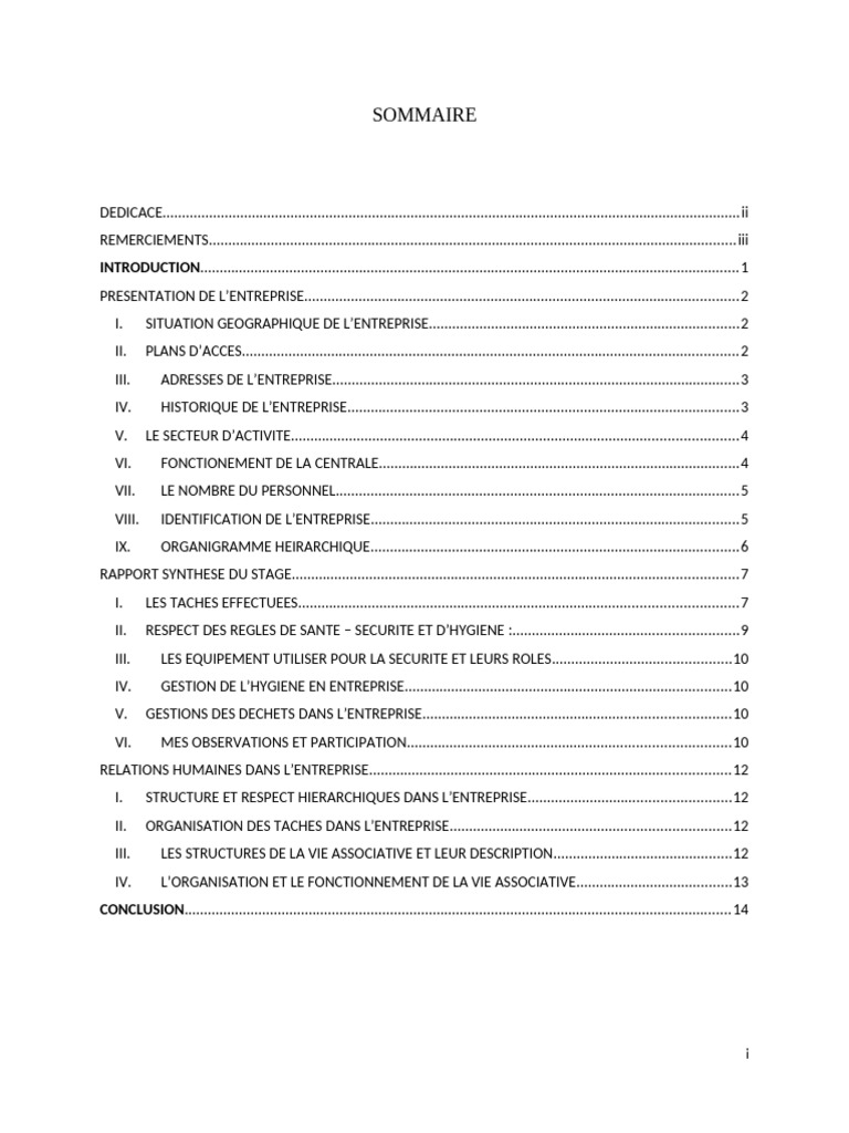 Rapport de stage à la KPDC | PDF | Injection (moteur) | Déchets