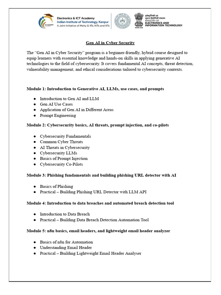 Gen Ai in Cyber Security 1755581820000 | PDF | Security | Computer Security