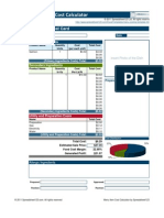 Menu Costing Template