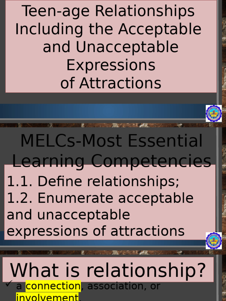 PerDev Teenage Relationships QTR 2 | PDF | Intimate Relationships ...
