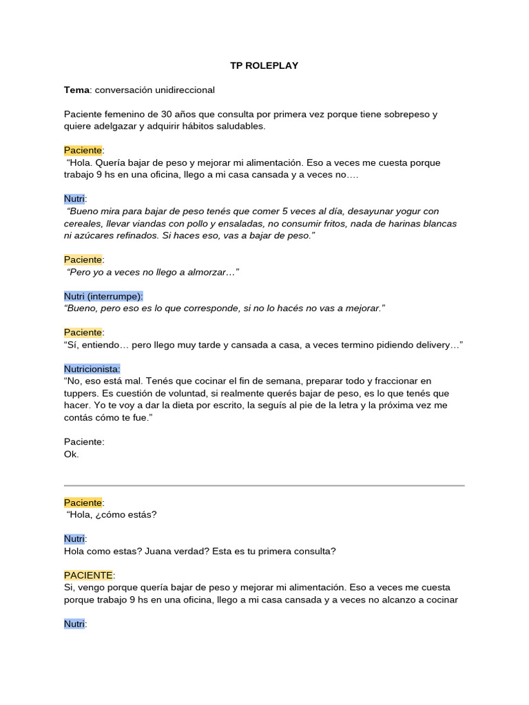 TP Roleplay | PDF