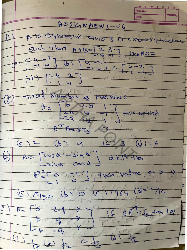 Assignment 06 | PDF