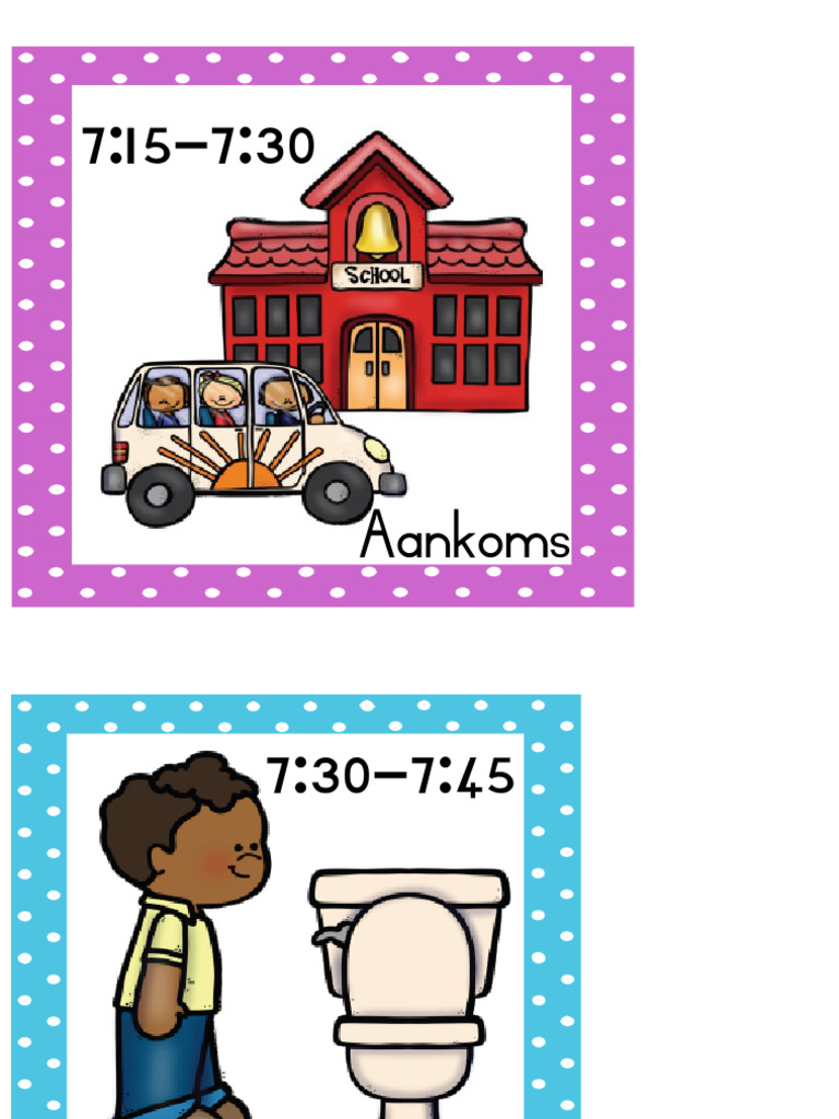 Dagprogram Afrikaans | PDF
