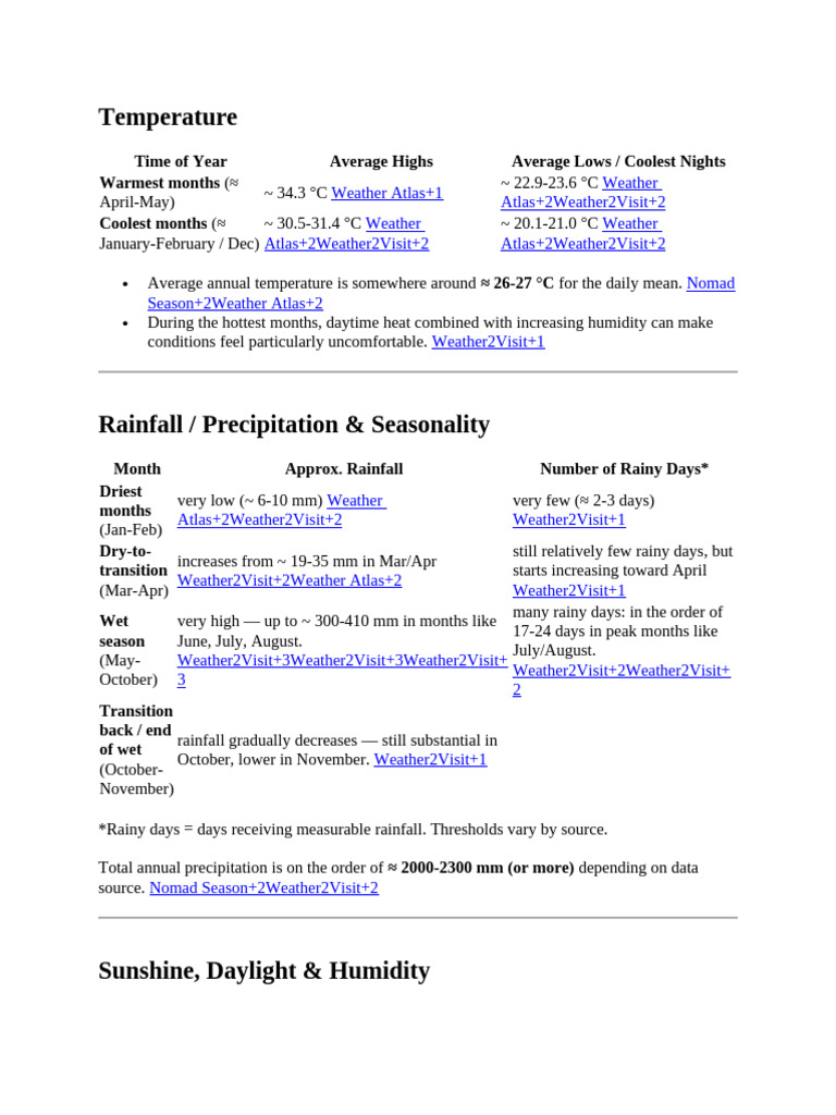 October Weather Insights for Visitors | PDF | Rain | Weather