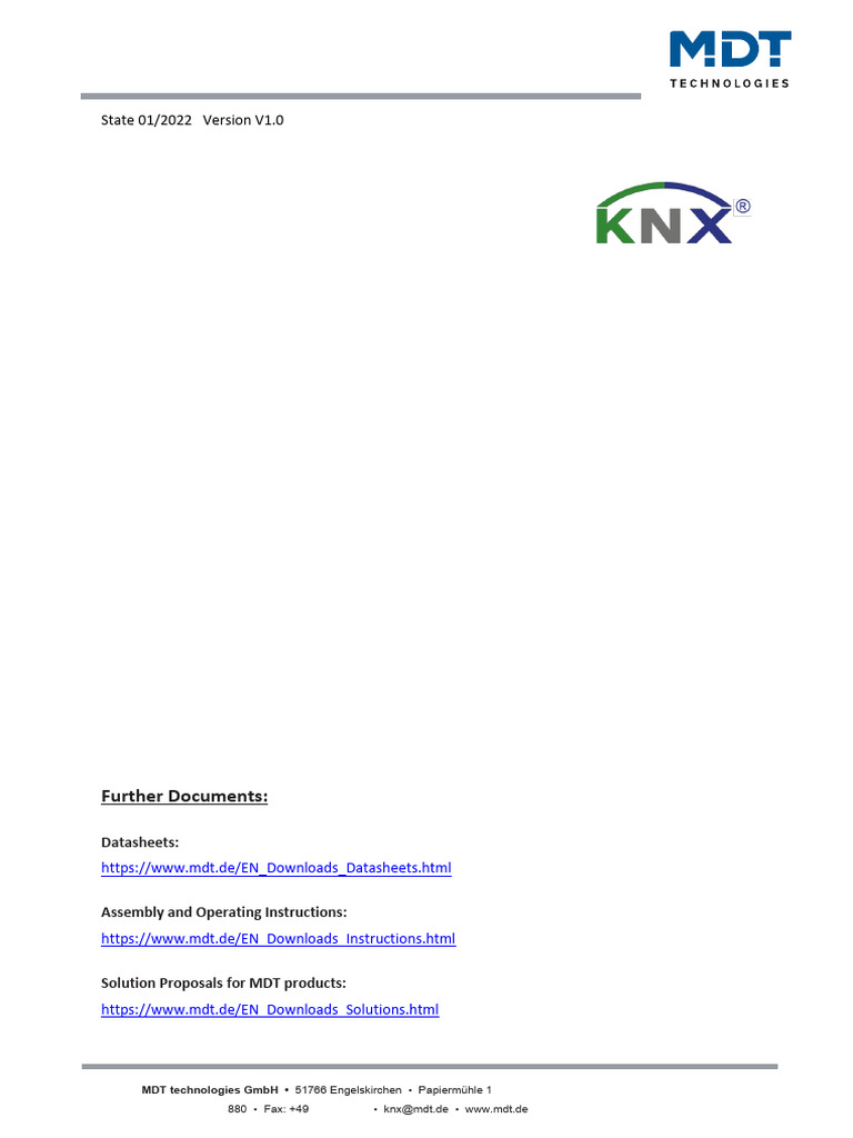 MDT TM BE 02 Binary Input Universal Interface | PDF | Bit | Switch