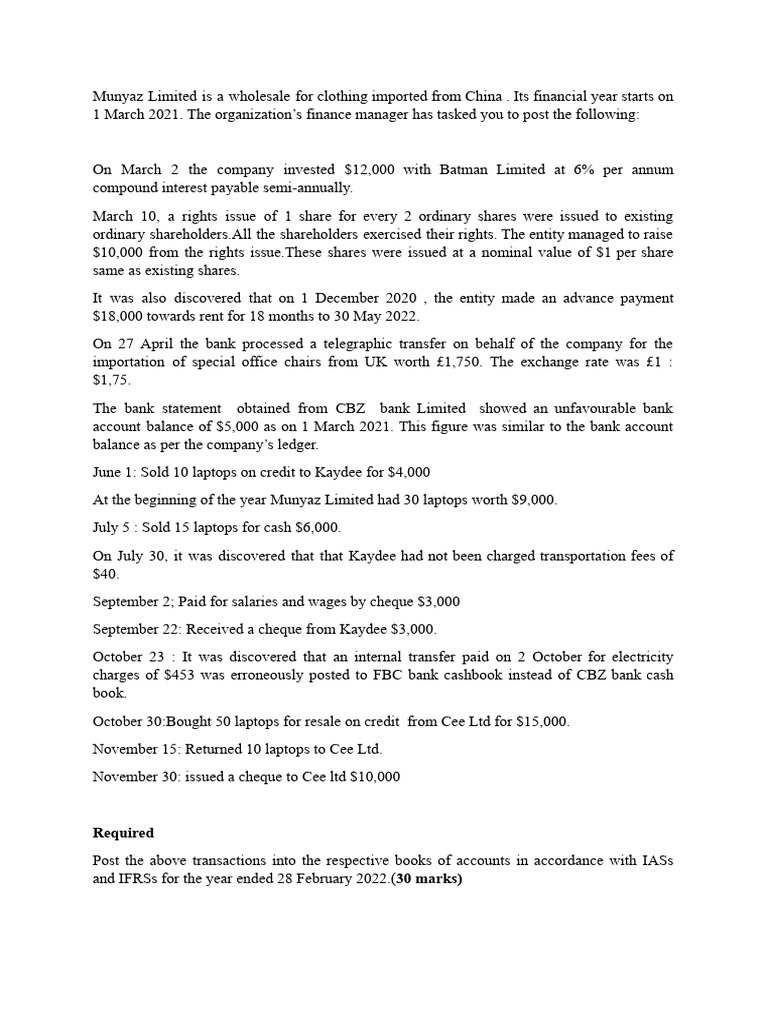Acc145 Assignment | PDF