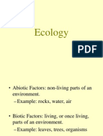 Ecology: Abiotic, Biotic Factors & Trophic Levels