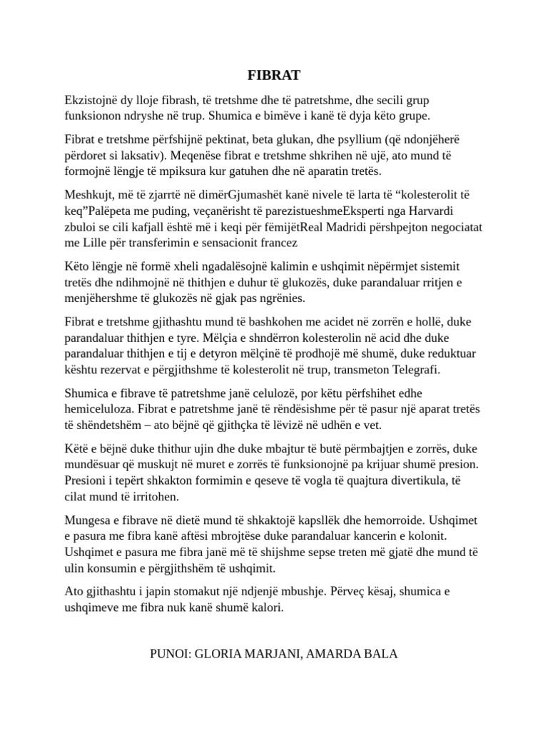 FIBRAT | PDF
