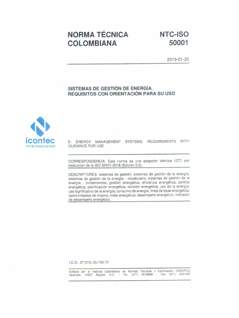 Norma ISO 50001 | PDF