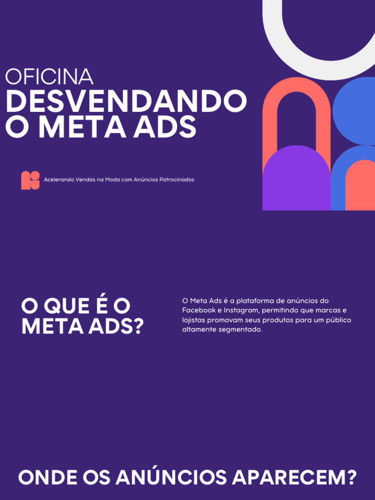 Meta Ads: Acelere Vendas na Moda | PDF | Publicidade | Facebook