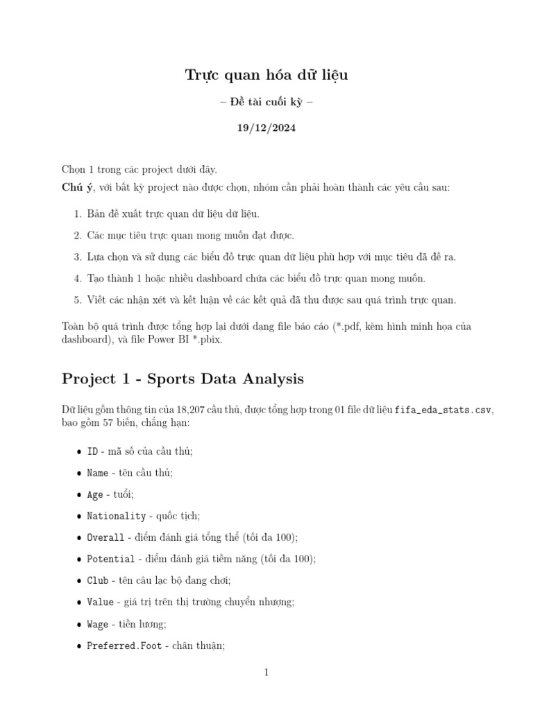 Final Project 2024-2025 | PDF