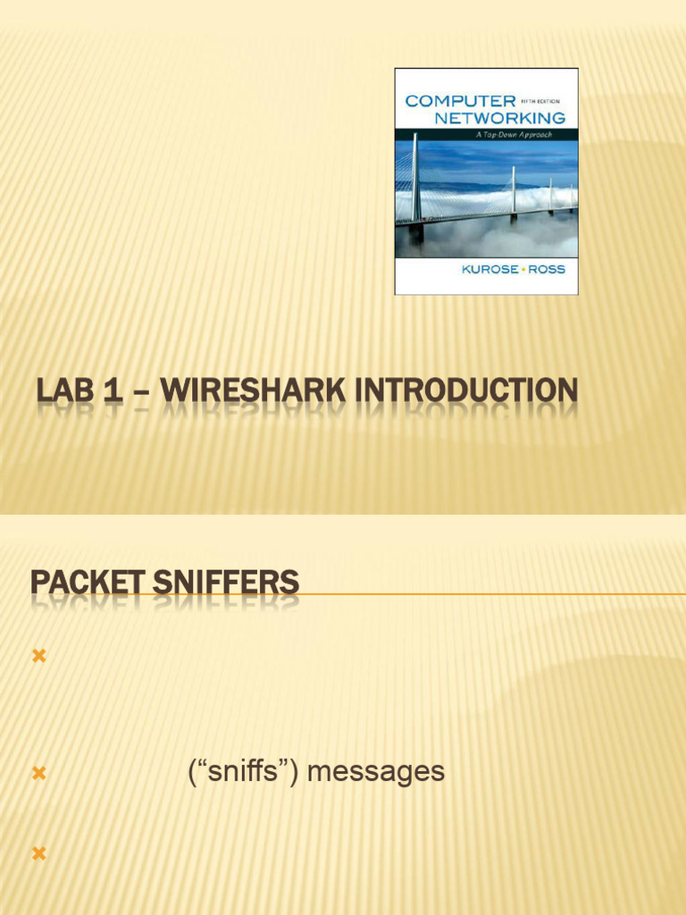 Intro to Wireshark for Packet Analysis | PDF
