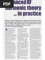 Advanced RF Harmonic Theory ... in practice
