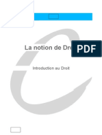 Introduction Au Notion de Droit