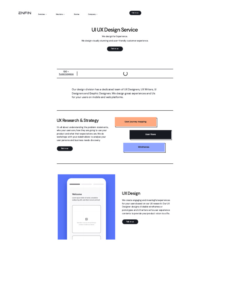 User-Centric UI/UX Design Services | PDF | Mobile App | User Interface