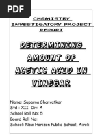 Download CHEMISTRY INVESTIGATORY PROJECT of Class XII by Suparna SN92488313 doc pdf