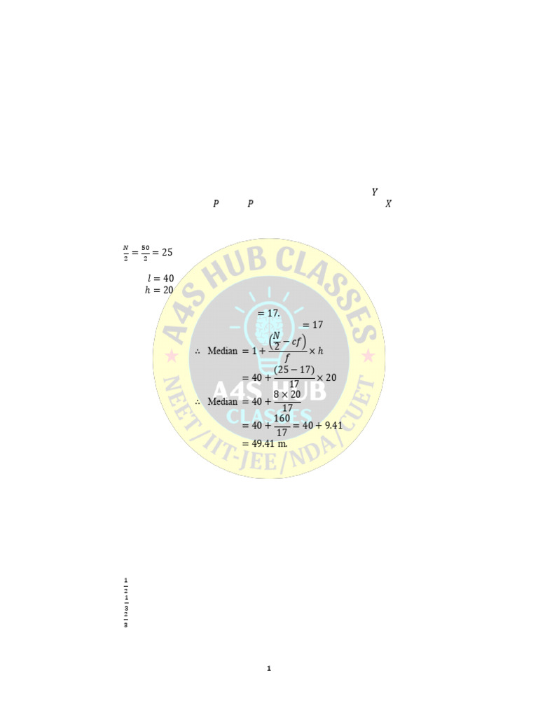 13 and 14 Statistics and Probability Home Work | PDF | Median ...