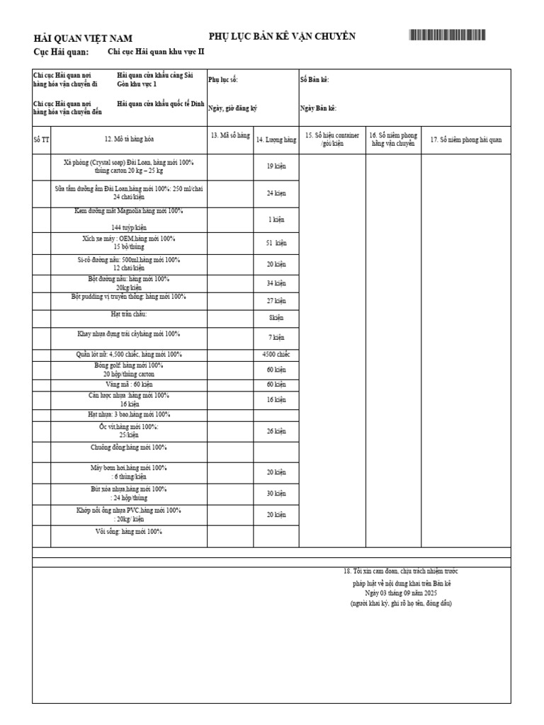 Phu Luc Ban Ke | PDF