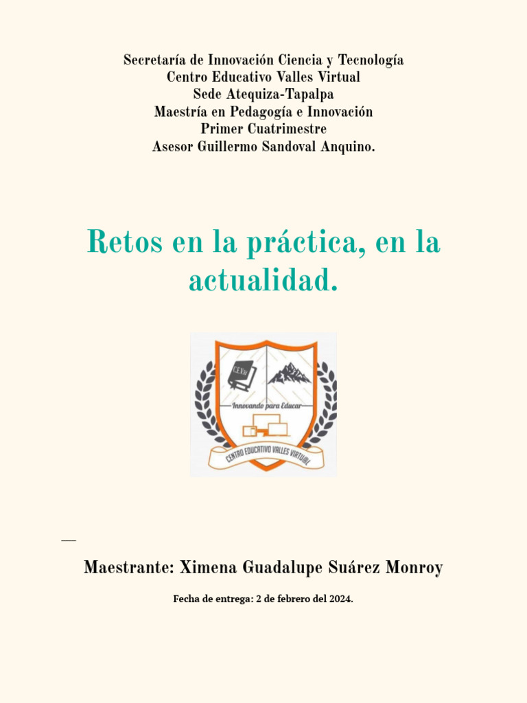 Retos Actuales en la Docencia Moderna | PDF | Enseñando | Maestros