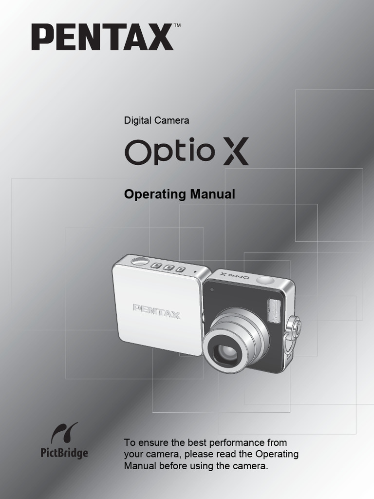 Optio X | PDF | Camera | Memory Card