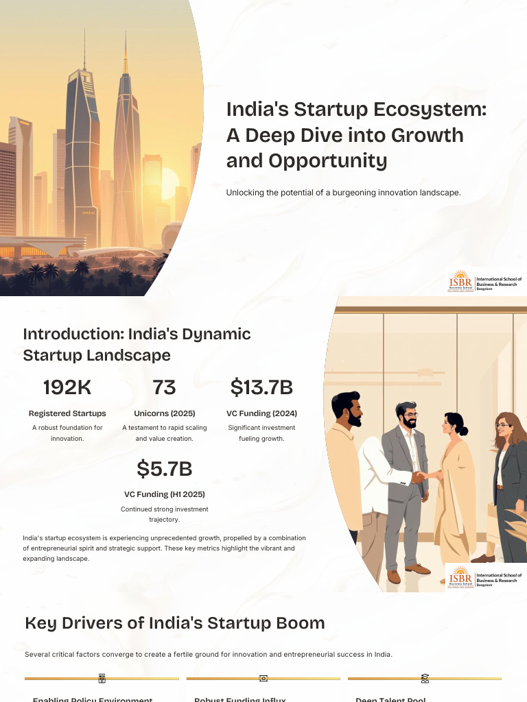 Indias Startup Ecosystem A Deep Dive Into Growth and Opportunity | PDF ...