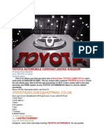 Toyota Uk