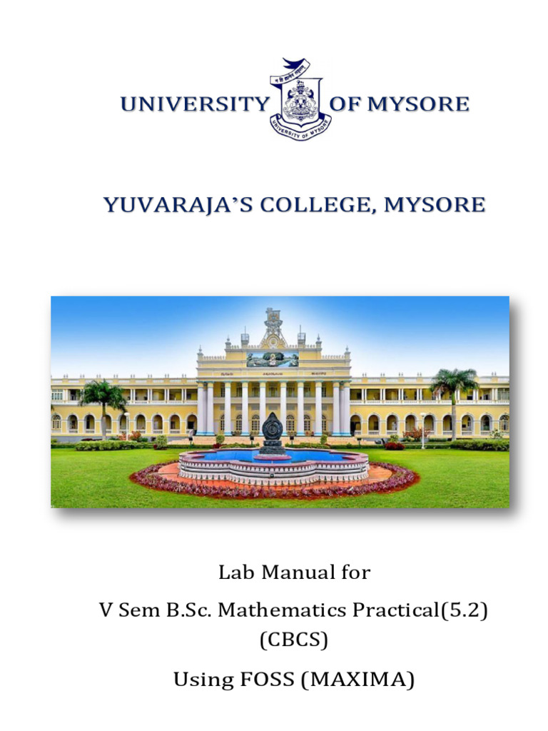 B.Sc. Mathematics Practical Lab Manual | PDF | Ring (Mathematics ...