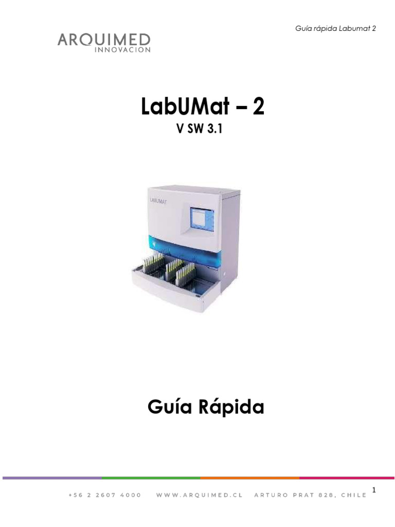 Guía Rápida Labumat 2: Uso y Mantenimiento | PDF | Agua