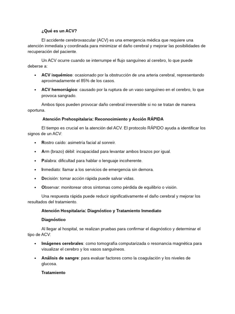 Ejercicios para la Rehabilitación del ACV | PDF | Carrera ...