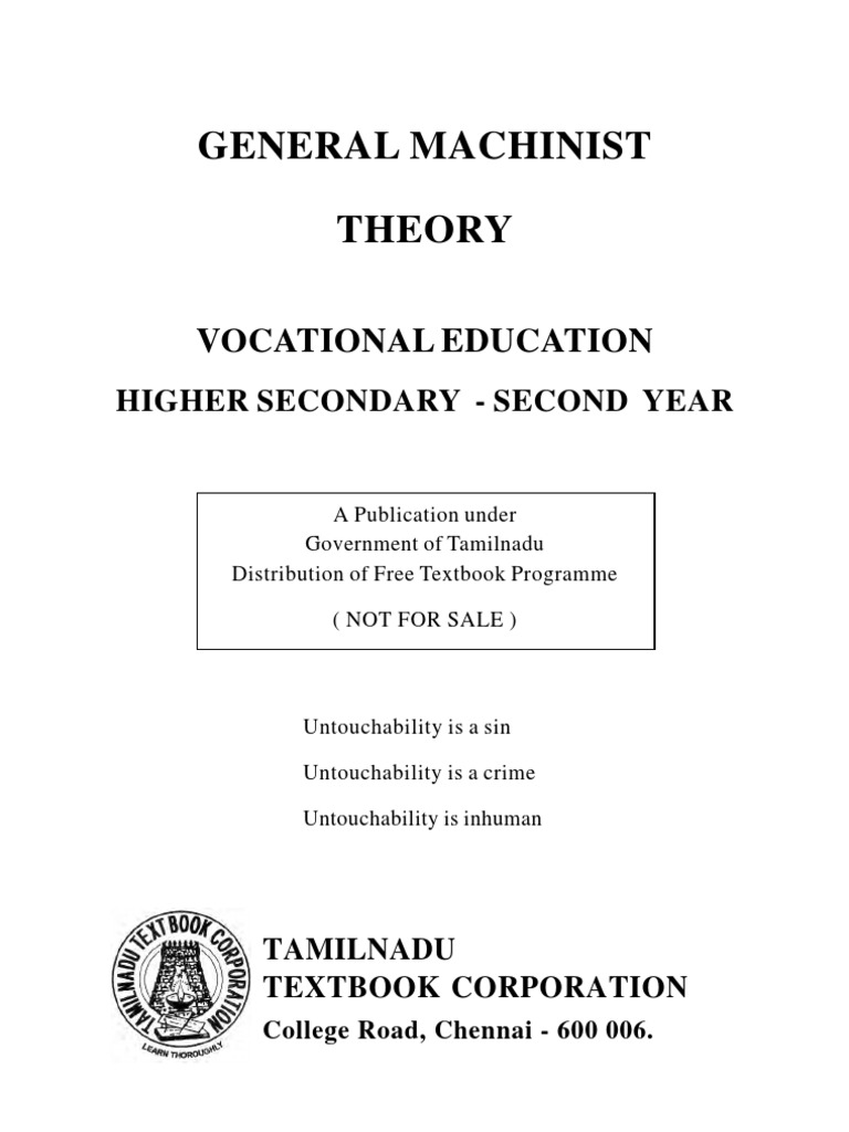 General Machinist Handbook PDF Machining Belt (Mechanical)