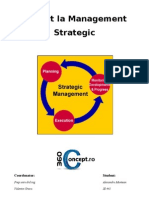 Proiect Management Strategic