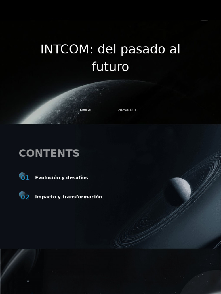 INTCOM - Del Pasado Al Futuro | PDF