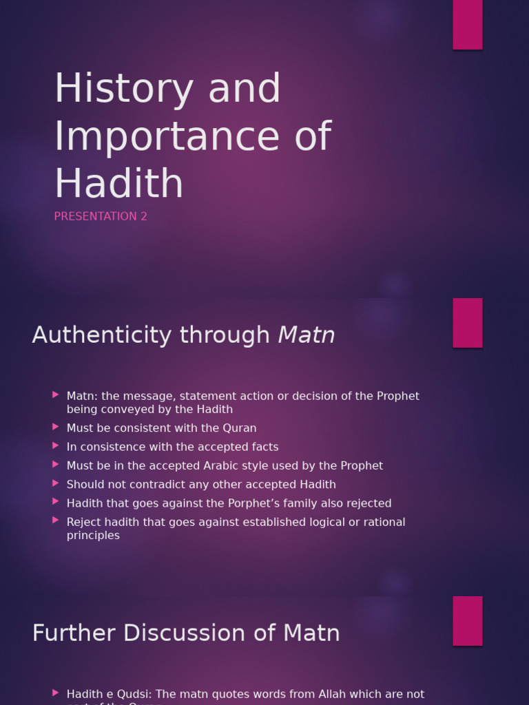 Understanding Hadith: Authenticity & History | PDF | Hadith | Muhammad