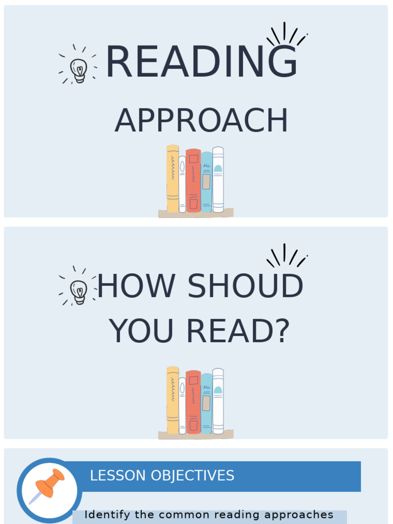 Effective Reading Approaches Explained | PDF | Reading Comprehension ...
