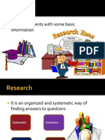 Provide Students With Some Basic Information