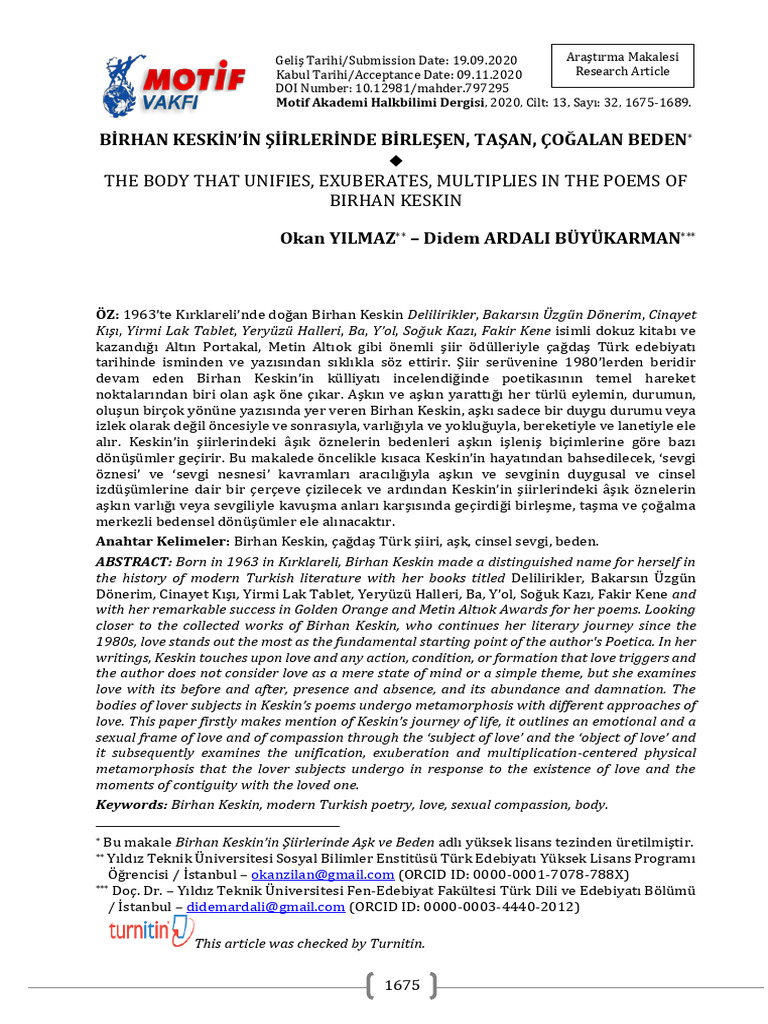 Birhan Keskin | PDF