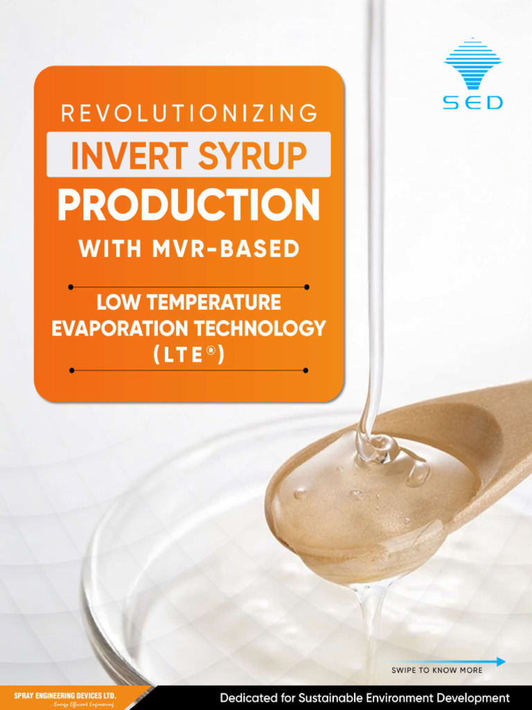 Invert Syrup Production With MVR Based LTE® | PDF