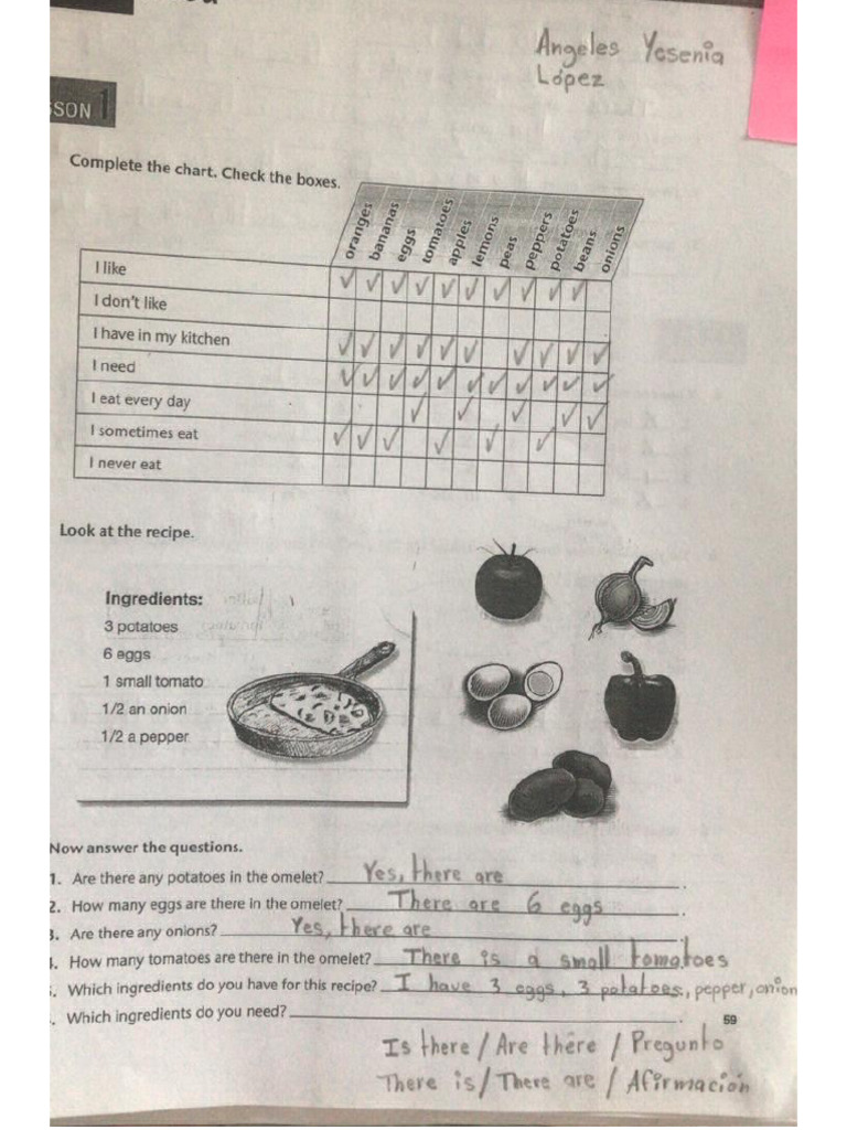 Workbook Unit 10 FOOD | PDF