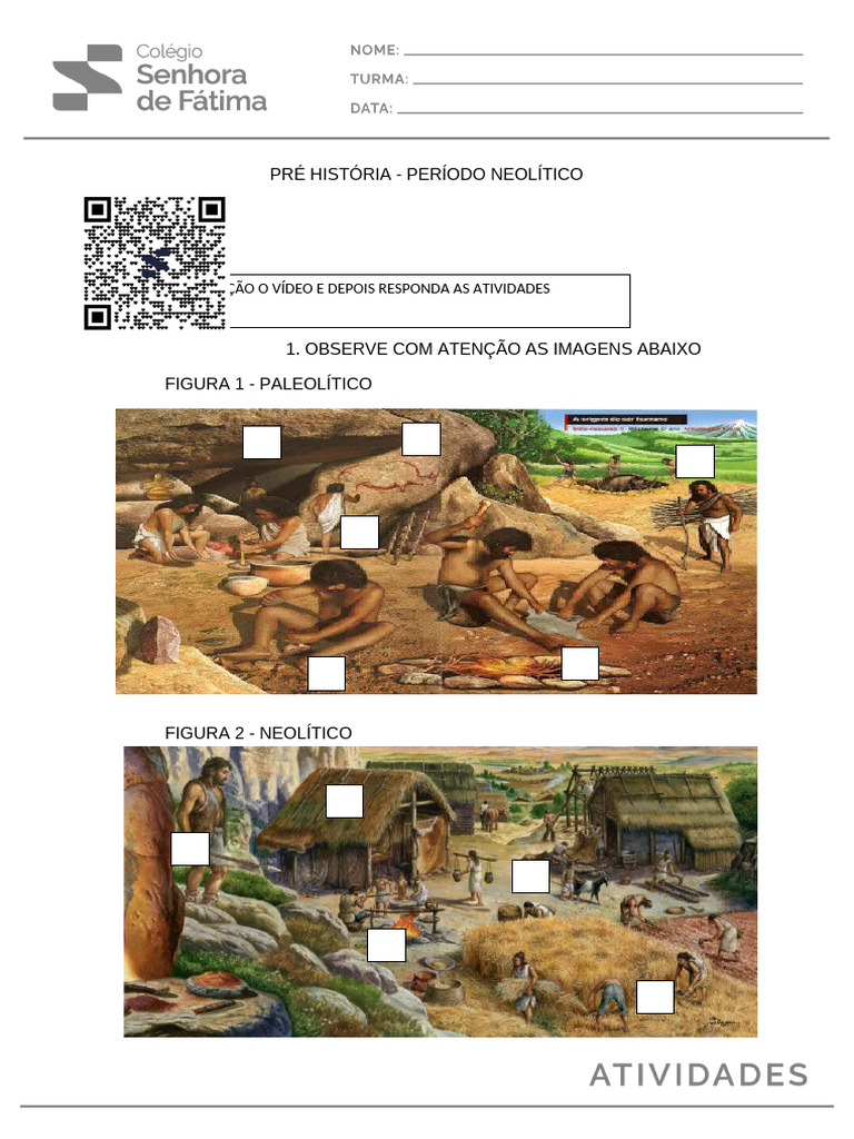 Diferenças entre Paleolítico e Neolítico | PDF