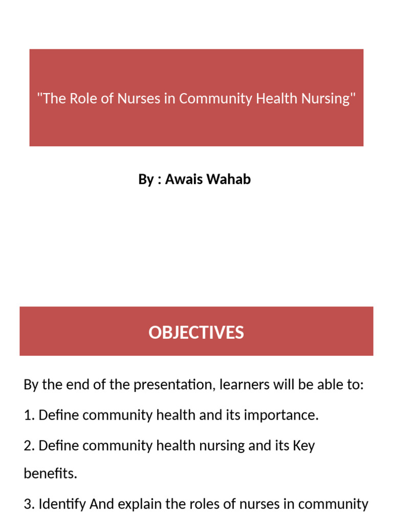 Nurses' Impact on Community Health | PDF | Preventive Healthcare | Nursing