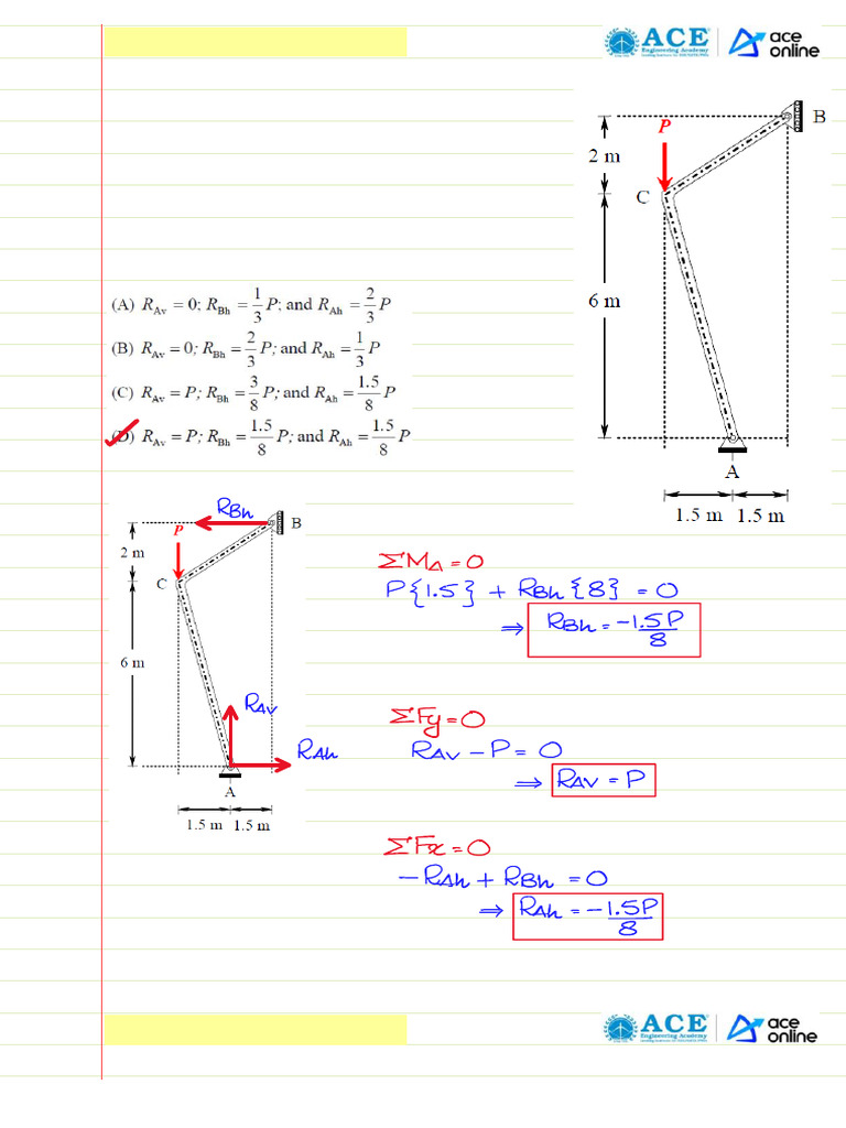 Structural Analysis of Rigid Members | PDF