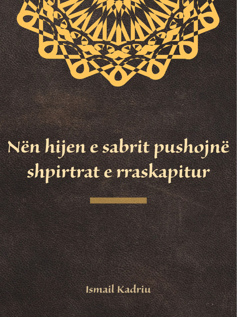 Nën Hijen e Sabrit Pushojnë Shpirtrat e Rraskapitur | PDF