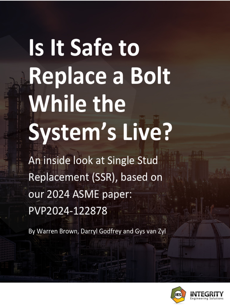 Hot Bolting Safety: SSR Risk Framework | PDF