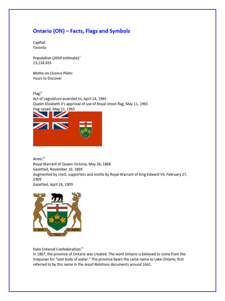 Fact Sheet Ontario - en | PDF