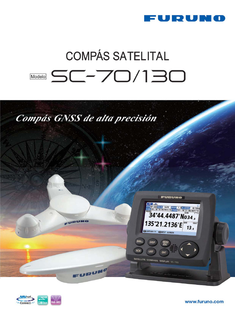 Compas Satelital Furuno SC 70.41.1600184631 | PDF