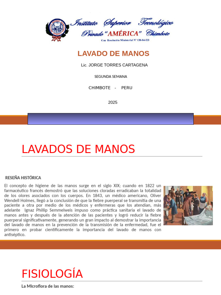 Importancia del Lavado de Manos en Salud | PDF | Lavado de manos | Higiene
