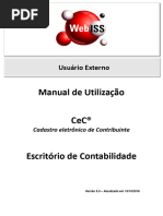 Manual do Usuário - Central CESDI | PDF | Divórcio