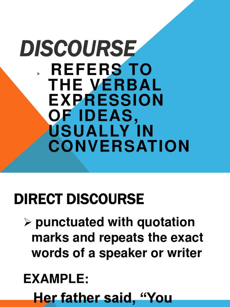 Understanding Direct and Indirect Discourse | PDF | English Language ...